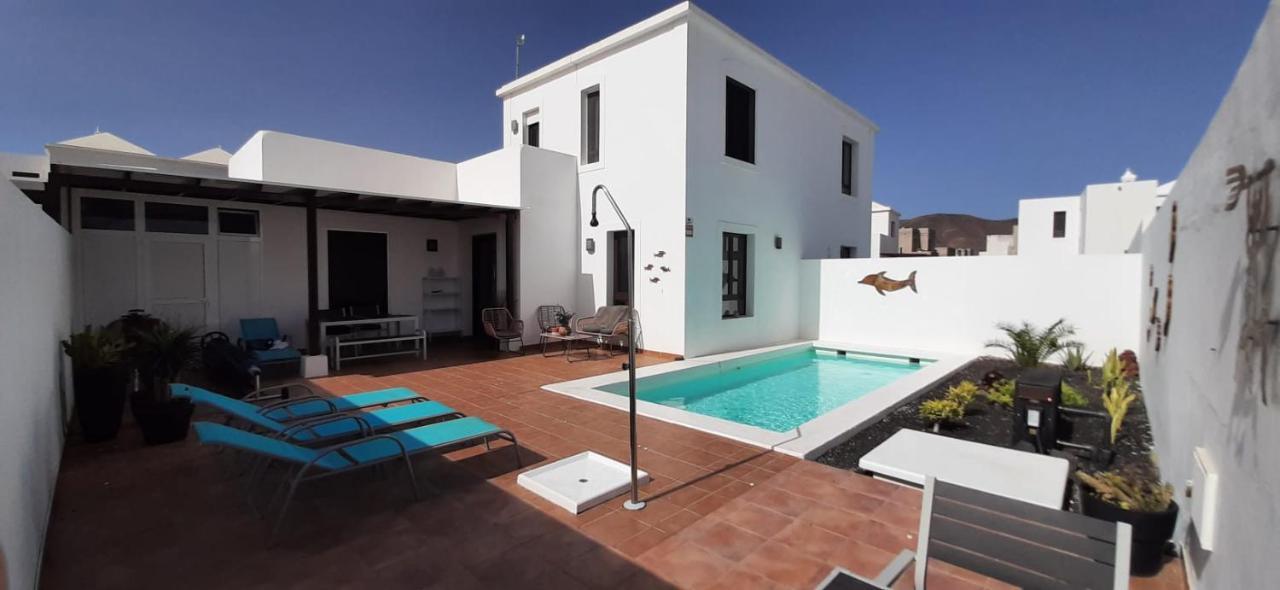 Splendid Casa Papagayo, Heated Pool, Roofterrace With Views And Wifi Villa Playa Blanca Dış mekan fotoğraf